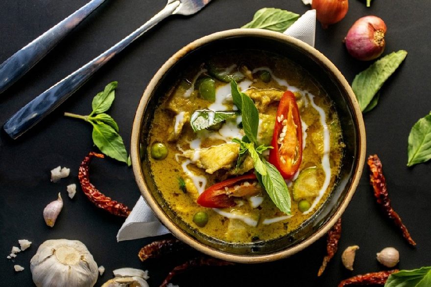 Thai curry, Thai food, noodles